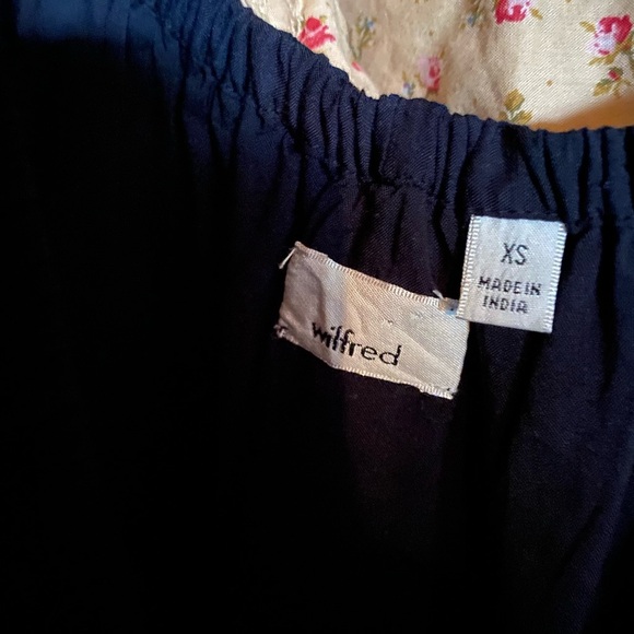 ARITZIA WILFRED Hollande Off Shoulder Top Black XS - Picture 6 of 7